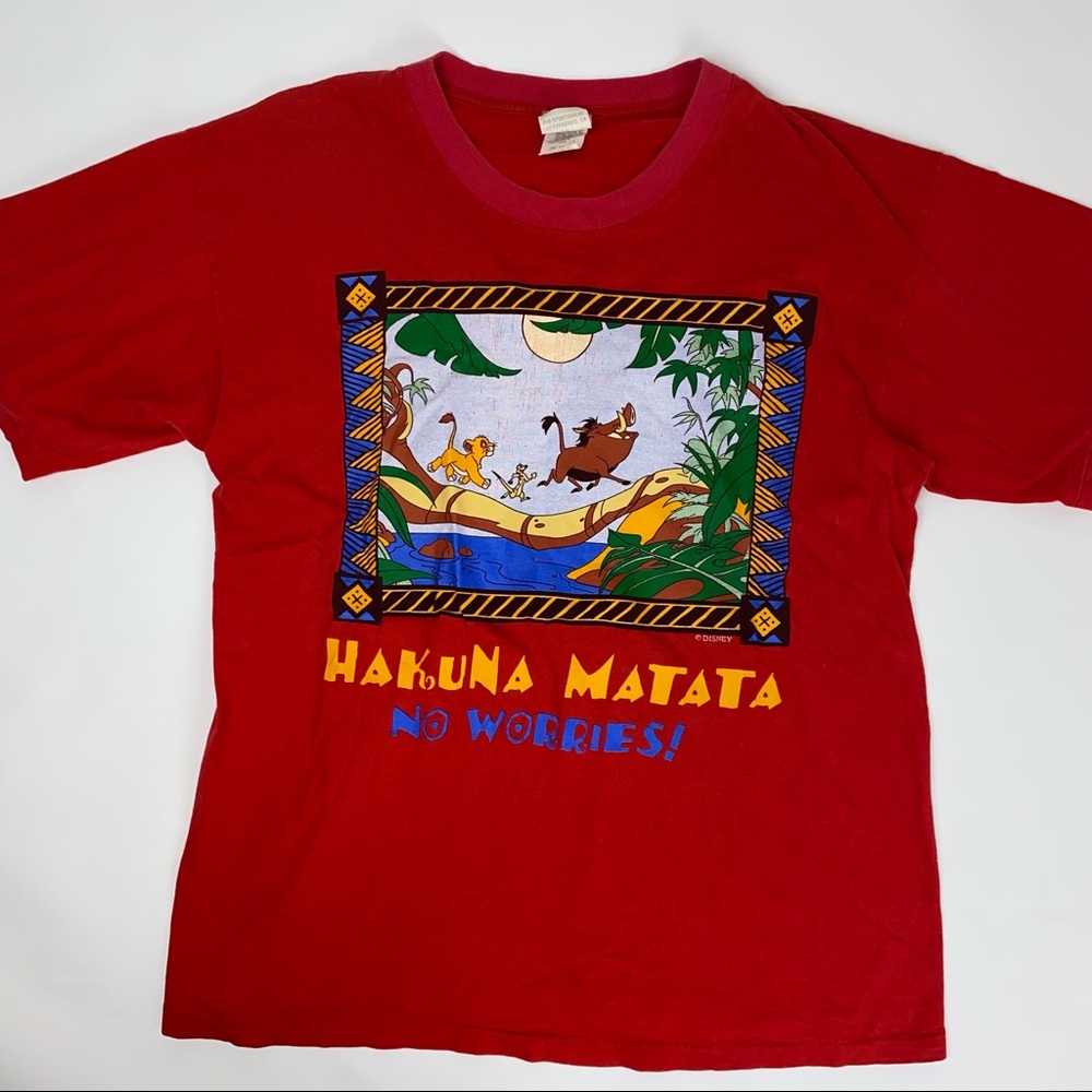 Vintage Lion King Single Stitch T-Shirt Hakuna Matata